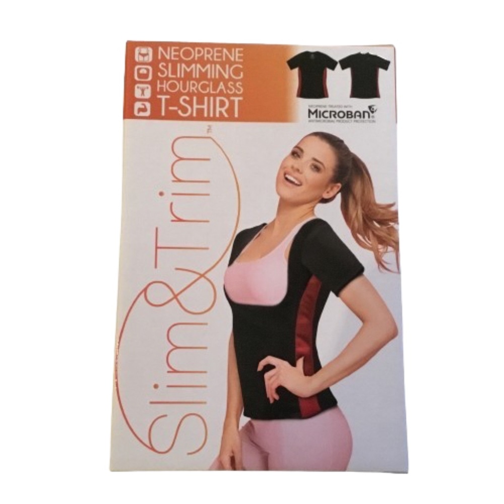 NWT Slim & Trim Neoprene Slimming Hourglass T-Shirt Size XL